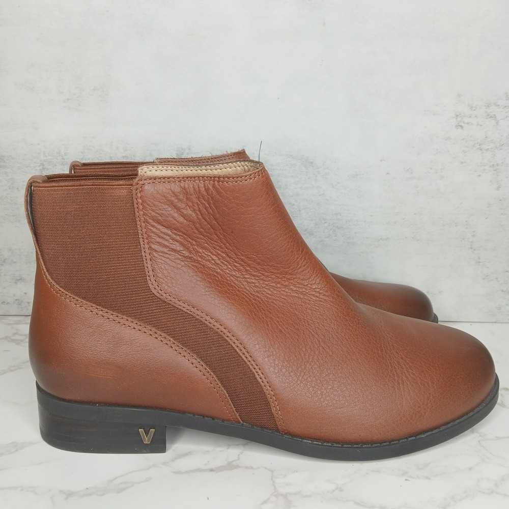 Vionic Country Thatcher Chelsea Ankle Boot Shoes Chocolate Womens 8.5 US